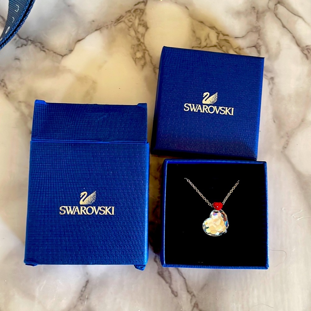 NIB Swarovski heart pendant